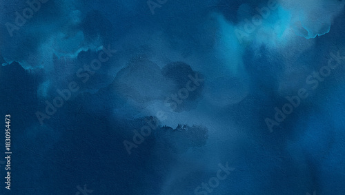 Abstract Watercolor Blue Background
