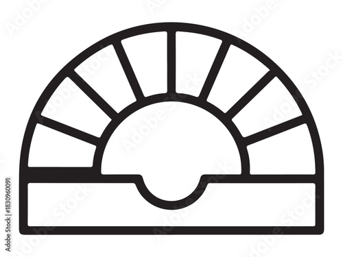 Climate Risk Level Bar Out Line 2