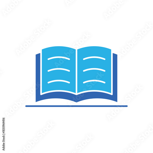 Icon a read, isolated against a clean background.