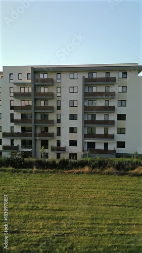 Newly built multi-family homes in Romania — a concept representing the real estate market.