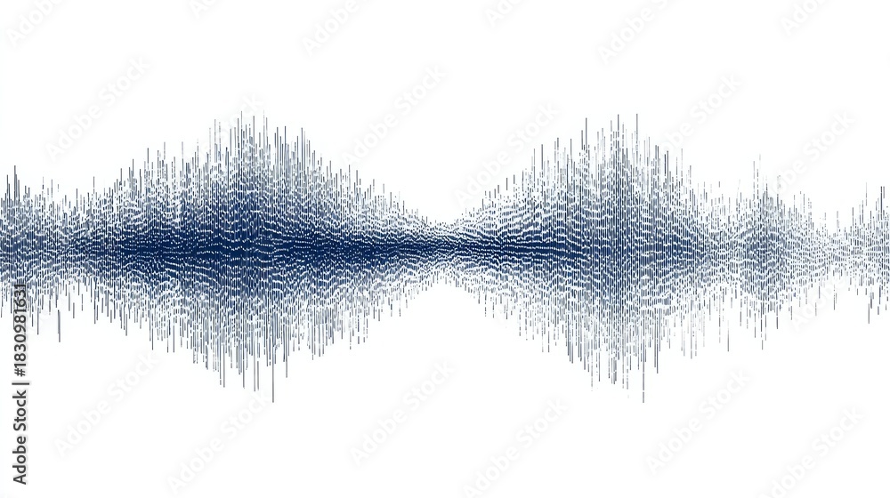 Fototapeta premium Exploring Audio Frequency Technology in Graphic Design
