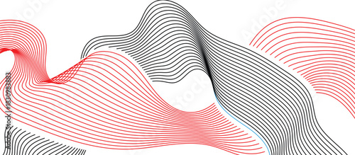 abstract wavy lines, a visual feast of flowing patterns in shades of red and grey, creating a sense of movement and energy background