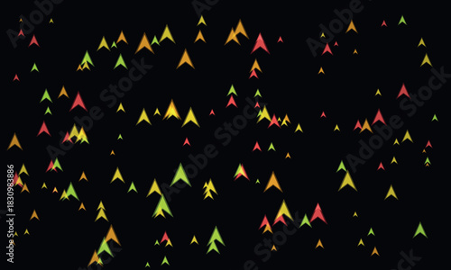 Vibrant abstract arrows ascend against a dark background, creating a dynamic sense of progress and movement.