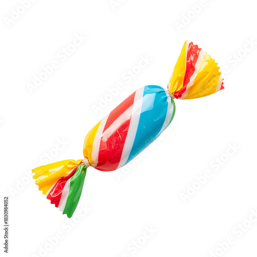 Colorful Candy With Bright Wrappers Enjoyed During Festive Events and Celebra...