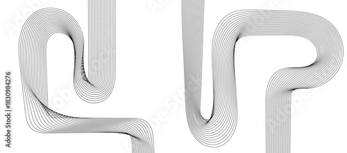 abstract looping lines flow seamlessly, evoking a sense of modern, minimalist elegance, ideal for a variety of design applications background