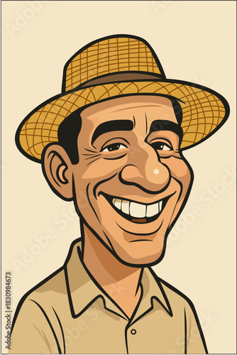 Caricatura de um caipira