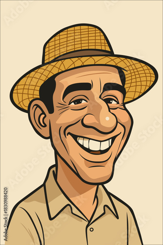 Caricatura de um caipira