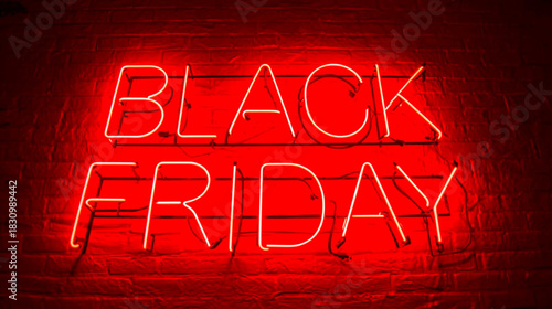 Shiny chrome 3d text boost glowing with orange light on a red background