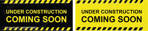 Under Construction Coming Soon Sign