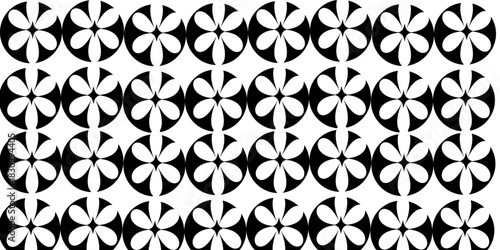 Abstract flower vector pattern, repeating curve stripe linear flower or leaves. Pattern is clean for wallpaper, fabric, printing.