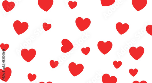 Aesthetic backdrop showcasing a vibrant heart pattern ideal for valentine's themes