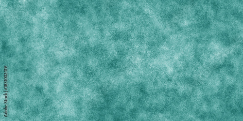 Abstract Elegant dark green background with mottled vintage texture in old fancy background design, texture of colored parchment paper.	