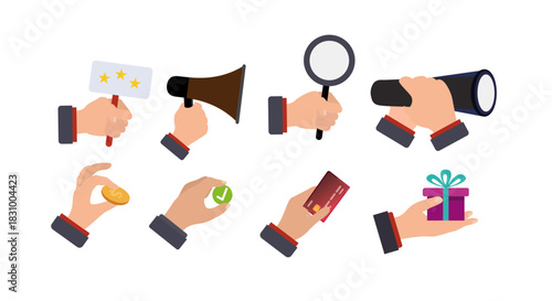 hands gestures illustration language collection community creative