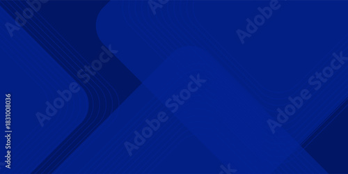 Abstract blue background. Modern simple blue geometric design. Minimal shapes. Suit for booklet, brochure, banner, poster, website, flyer, cover, corporate, backdrop. Vector illustration