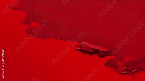 Macro shot capturing the intricate details of a vibrant red surface,  showcasing texture,  depth,  and subtle variations in color and tone