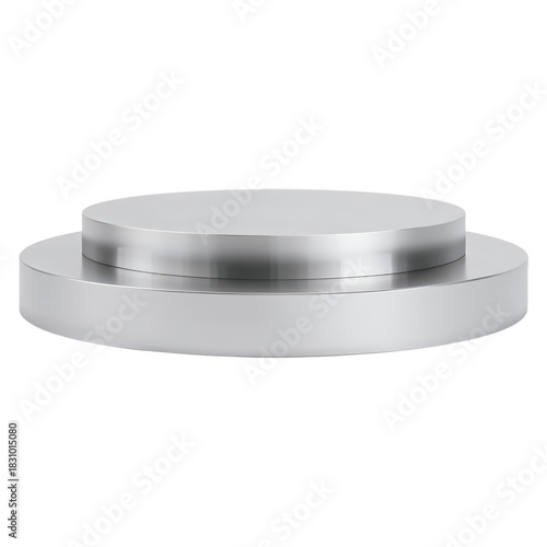 Modern Round Display Stand for Showcasing Products in Retail Spaces