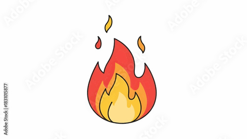 Fire Vector Illustration 2