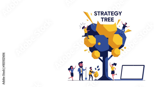Collaborative Team Cultivating Strategic Growth and Long-Term Business Success through Visionary Planning