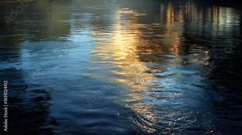 Light reflecting on still water symbolizing quiet inner awareness 