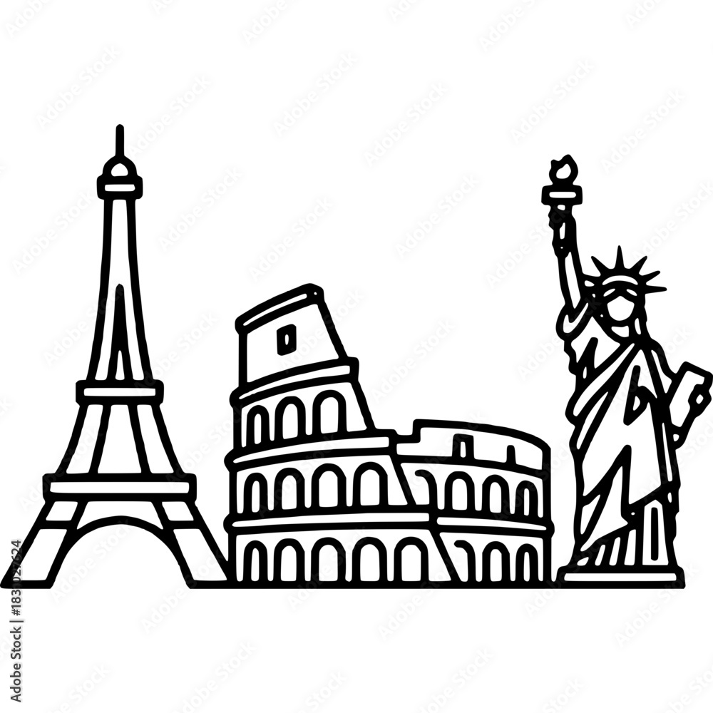 Obraz premium Attraction Icon Vector Element