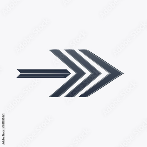 Directional Arrow Graphic Element