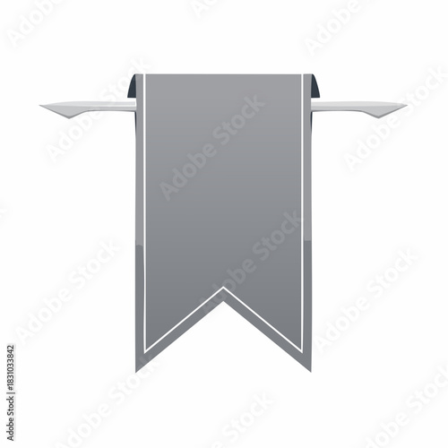 Grey Banner Icon