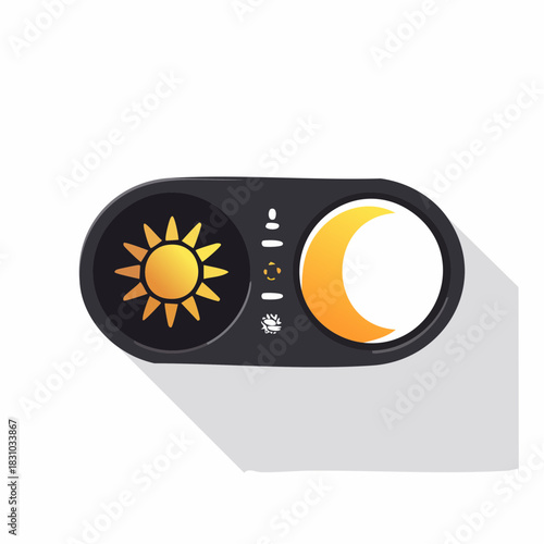 Light dark mode concept switch icon