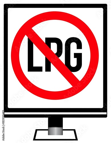 Black and white sign with 