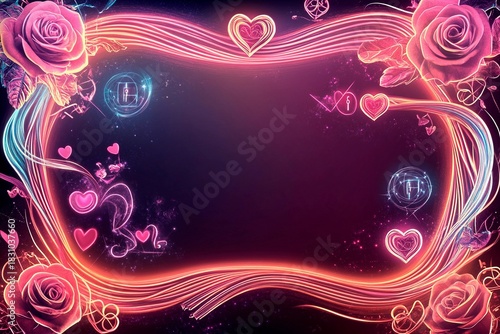 Unique frame for Valentine's Day, Mother's Day, weddings and Women's Day