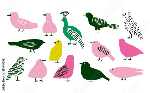 Cute Minimalist Forest Animals Illustration Pack