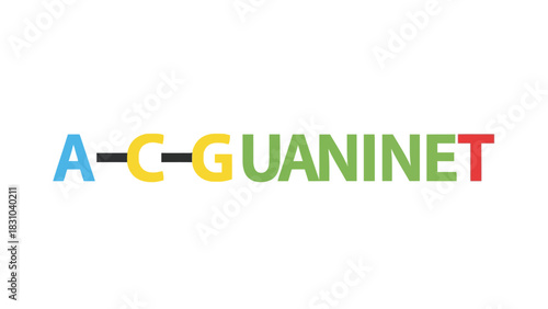 The words ACGUANINET with letters in different colors