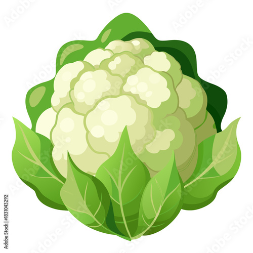 Fresh cauliflower bounty with vibrant green leaves, perfect for healthy recipes and culinary creations, showcasing wholesome goodness and garden freshness in every bite