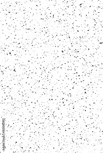 Speckled White Texture Background with Black Spots