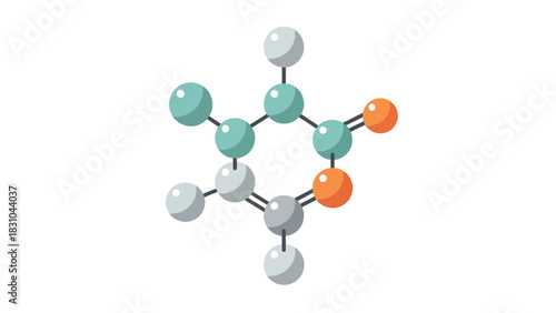 Molecular structure of a chemical compound