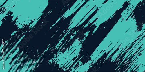 Minimal Abstract turquoise Grunge Scratch Background Template.