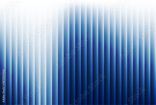 Abstract background featuring vertical blue and white gradient stripes creating a dynamic, modern visual effect with a bright, fading top edge