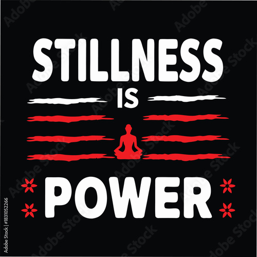 Achieving stillness through focused meditation enhances inner power and promoting holistic well being practice