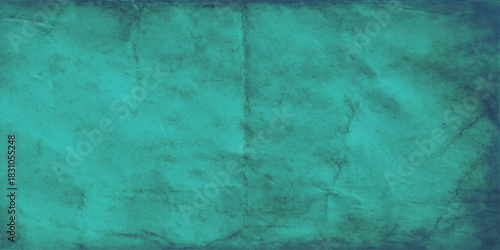 Blue grunge vintage paper texture background with aged brown parchment design