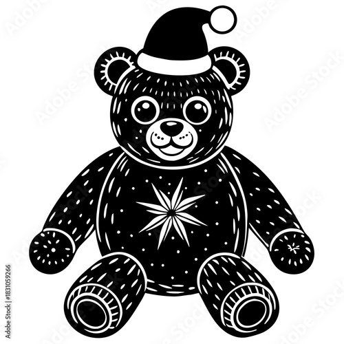 teddy bear on a white background