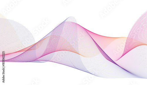 Abstract wavy line background dynamic sound wave wavy pattern stylish line art pattern design. 