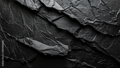 Wallpaper Mural Old black paper backdrop, textured surface, vibrant color, ideal for creative presentations Torontodigital.ca