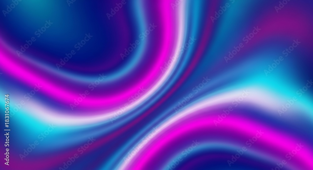 Fototapeta premium Abstract swirling colors of blue pink and purple
