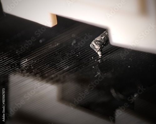 Turtable pickup needle macro