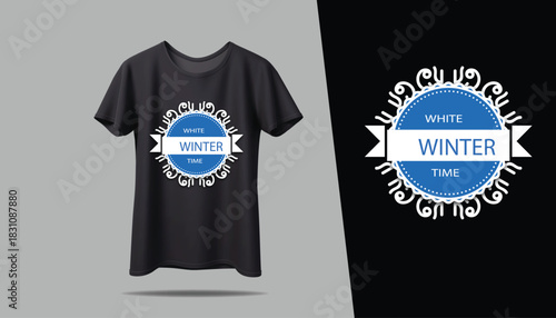 Best WINTER T-shirt creative design using adobe illustrator and your best choice...	