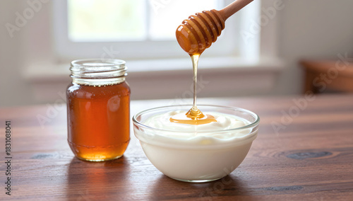 はちみつとヨーグルト