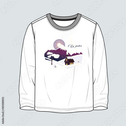 Best WINTER T-shirt creative design using adobe illustrator and your best choice...	
