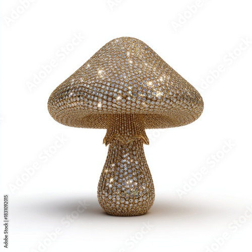 Glittering Mushroom Jewelry