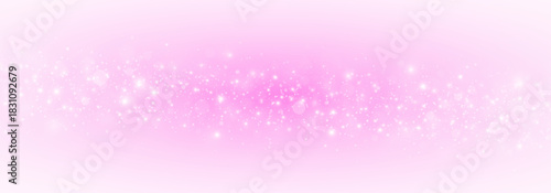 Shiny explosion of stardust and dust on transparent background. Glow and sparkles spread evenly across the background.