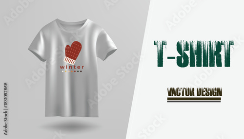 Best WINTER T-shirt creative design using adobe illustrator and your best choice...	
