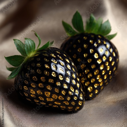 Gold-Speckled Strawberries